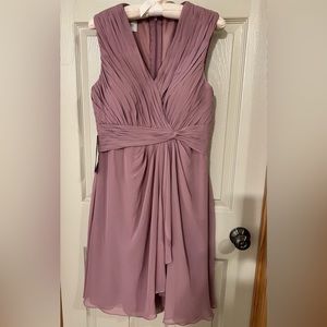 NWT Azazie Theron mauve cocktail wedding prom dress. Size 10.